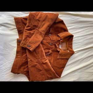 Corduroy Levi cropped jacket